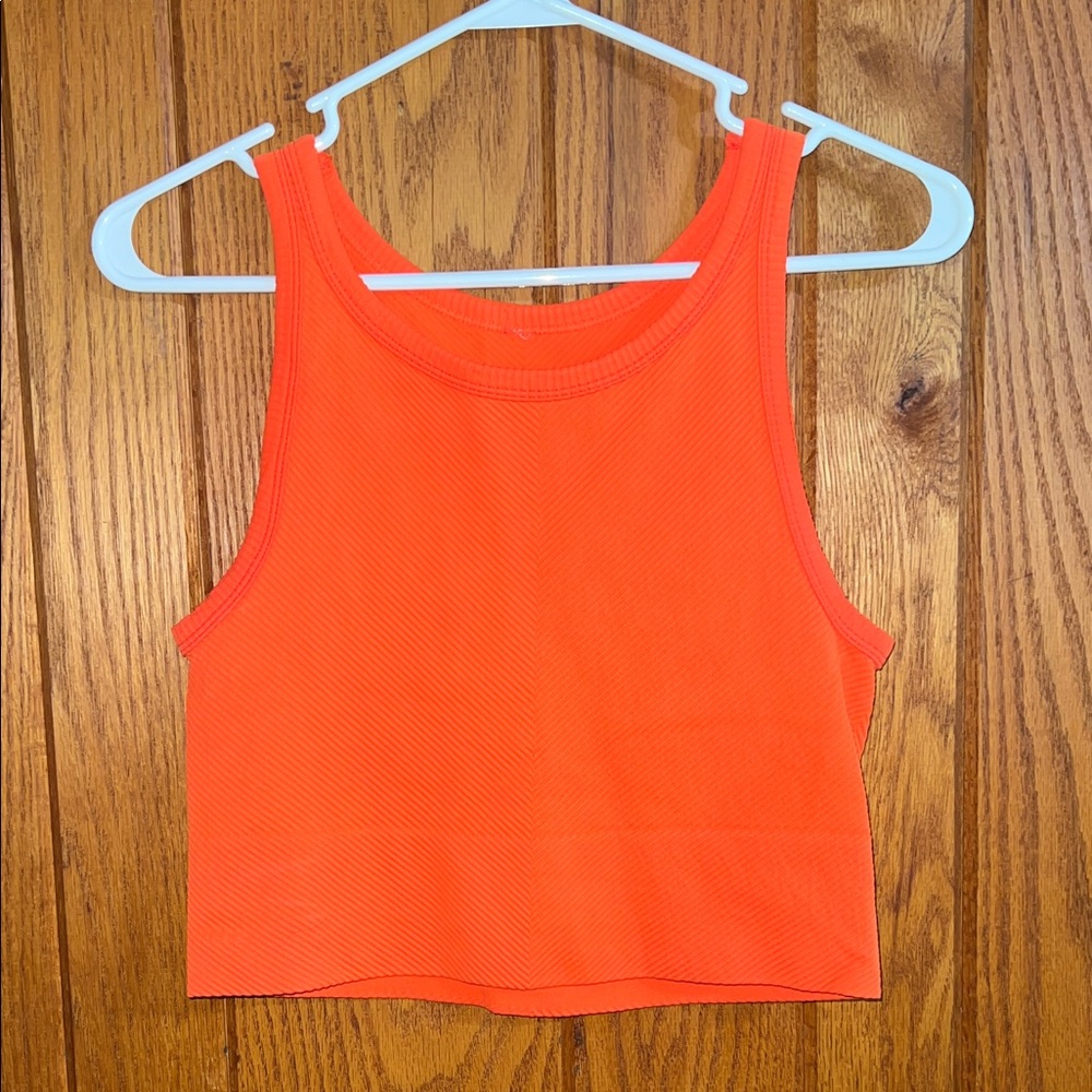 Vibrant Orange Tank Top